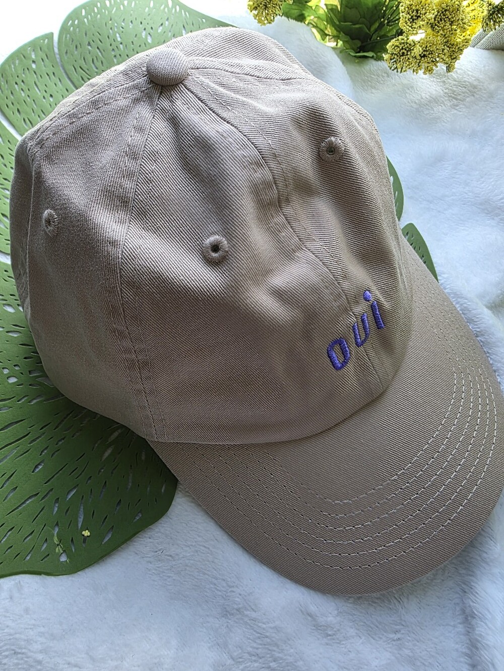 Clare V 'Oui' Baseball Hat - Unisex - Picture 3 of 8